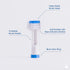 Triple Bristle Replacement Brush Head Refills, 2 Pack, Compatible with Triple Bristle Sonic Toothbrush, Color Changing