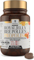 BEE and YOU Royal Jelly Tablet, Propolis Extract, Bee Pollen, 60ct Natural Superfood for Immune Support