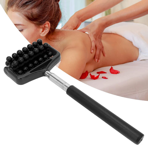 Ymiko Massage Stick, Yoga Massage Stick for Men and Women Granular Body Massage Tool Telescopic Roller Massage Stick