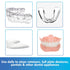 Aligner Cleaner and Denture Whitener Paste Foam, Fast-Acting Alternative to Retainer Cleaner Tablets, 2 Pack