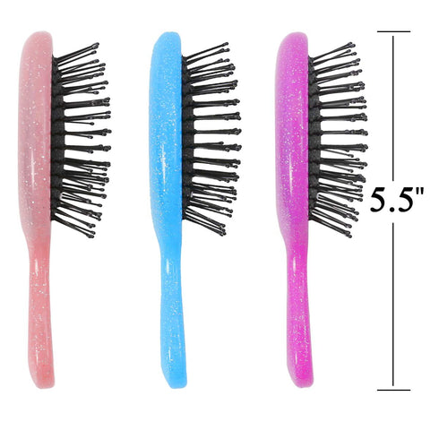 Toddler Detangler Hair Brush - Travel Detangling Brushes 3Pcs for Baby Kids, Best Gift for Curly Wet Dry Tangle