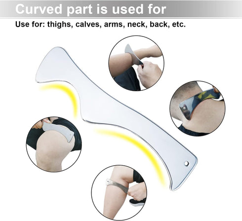 Muscle Scraper Tool, Gua Sha Tool, Scraping Massage Tools, Stainless Steel Scraping Tool, IASTM Tools, Fascia Massage