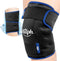 Hilph XL Ice Pack Wrap for Knee, Reusable Gel Large Ice Pack for Pain Relief, Hot Cold Therapy (Black)
