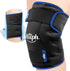 Hilph XL Ice Pack Wrap for Knee, Reusable Gel Large Ice Pack for Pain Relief, Hot Cold Therapy (Black)