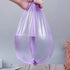 Kitchen Garbage Bags, Purple Trash Bag, 100 Counts 4 Gallon, 45x60Cm with Handles for Bathroom