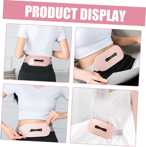 Portable Heating Pad for Menstrual Cramps Fast Heating Cordless Waist Belt Graphene Massage for Back and Abdominal
