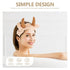 FRCOLOR Animal Spa Headband | 2Pcs Cow Headband | Soft Plush Hairband for Makeup, Face Wash, Cosmetic Shower