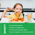 ZEBORA Kids Probiotic & Prebiotics Powder Age 3+, Supports Children's Digestive & Immune System, 30 Packets with 5