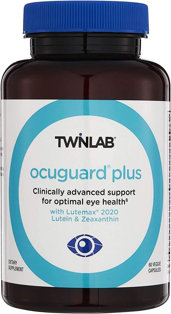 Twinlab Ocuguard Plus, Eye Supplement with Zinc, Vitamin A, C, D, 60 Veggie Capsules