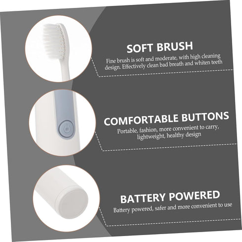 minkissy Electric Toothbrush for Adults Soft Bristles Deep Clean Oral Care Automatic Tooth Brush with Smart Battery