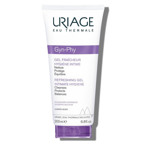 Uriage Gyn-Phy Itimate Wash Refreshing Gel Daily Hygiene For External Itimate Areas,