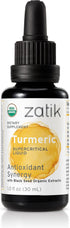 Zatik Naturals Turmeric Supercritical Liquid Synergy with Black Seed, 1.0 fl oz, Organic, Vegan