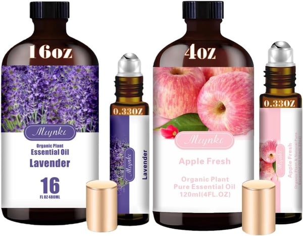 Lavender & Apple Orchard Harmony Set, 16oz & 4oz Pure Natural Scent