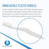 Dynarex 4861 Toothbrushes, Adult 30 Tuft, 144 Pack