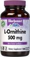 Bluebonnet Nutrition L-Ornithine 500mg, Vegan, 100 Vegetable Capsules for Healthy Protein Metabolism