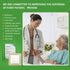 kastormed Silicone Adhesive Foam Dressing, 10 Pack 4''x4'' High Absorbency Bandage for Wound Care