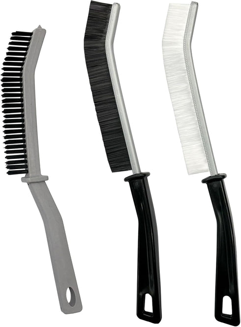 Miccillot Crevice Cleaning Brush, Hard-Bristled Gap Scrub Brush, Toilet Gap Cleaning Brush Tool,
