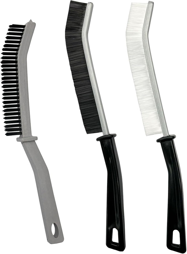 Miccillot Crevice Cleaning Brush, Hard-Bristled Gap Scrub Brush, Toilet Gap Cleaning Brush Tool,