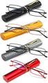 Slim Pocket Blue Light Blocking Reading Glasses with Mini Lightweight Readers and Pen Clip Case