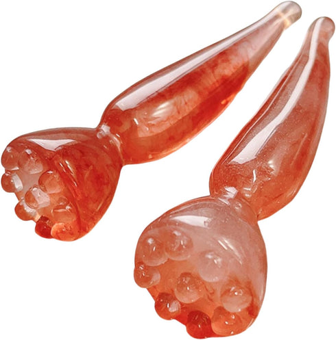 Mukete 2PCS Lymphatic Contour Face Lotus Seedpod Relax Massage Tool-Manual Massager Tool,Multifunctional Handheld