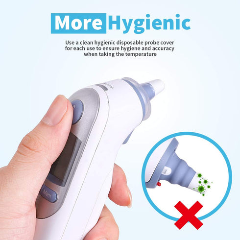 400 Counts Ear Thermometer Covers - BPA Free Disposable Lens Filters Refill Caps for Ear Thermometer (Ear Thermometer