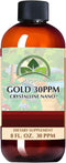Organa Pure Crystalline Liquid Gold Supplement - 30 PPM Colloidal Minerals, 8 Ounce