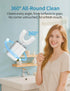 WILDWELLO 48,000 4 60-Second IPX7 U-Shaped Electric Toothbrush, VPM, Modes, Clean, Waterproof, ultrasonic Toothbrush