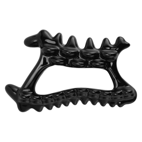 Nachukan Ceramic Gua Sha Tool - Face and Body Scraper Massager for Lymphatic