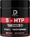 5 HTP Supplement 1010mg - 60 Capsules with Vitamin B6, L-Tryptophan for Mood, Brain Health & Immune Support
