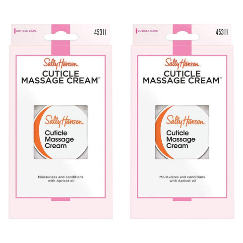Sally Hansen Nail Treatment - Cuticle Massage Cream, 2 Count (Pack of 1)