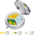 Nipichsha Pill Box, Small Pill Case for Purse & Pocket, Cute Travel Medicine Organizer, Portable Medicine Container