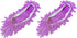 TOLUON 2Pcs Mop Slippers Shoe Covers,Soft Washable Dust Duster Slippers,Reusable Multi-Function Mop Socks