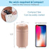 Car Diffuser Humidifier, Mini Portable Essential Oil Diffuser for Car, Home, Office, Bedroom (Pink)
