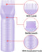 4 Pcs Root Comb Applicator Bottle | 6 Oz Hair Dye Applicator with Comb and Scale for Hair Care | Purple