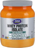 NOW Foods Sports Nutrition, Whey Protein Isolate, 25 g with BCAAs, Unflavored Powder, 1.2-Pound