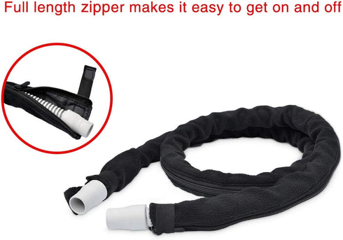 iGuerburn 6ft CPAP Hose Cover for All 6ft Tubing, Full Length Zipper, Reduce Condensation & Noise, Cat Proof