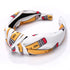 Teacher Headband for Women, Wide Knotted Pencil Crayon School Headband, Appreciation Gifts