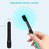 4-Count Black Electric Toothbrush Replacement Heads, Compatible with Quip, Adult Refill Brush Heads