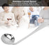 Curved Spoon,ANGGREK Curved Spoon Angled Spoon Stainless Curved Self FeedingAdaptive Utensil for Parkinsons or Elderly Use(Left Hand)