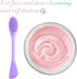 2PCS Manual Facial Cleansing Brush, Silicone 2 in 1 Face Mask Applicator and Scrubber Tool for Exfoliating Makeup