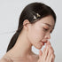 Luckycivia 12 Pcs Metal Cute Bee Hairpin, Exquisite Alloy Crystal Bee Hair Side Clips, Honeybee Hair Accessories for