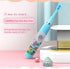YooHoopo 3 Pack 6 2 Kids Battery Powered Sonic Toothbrush with Brush Heads and Toothbrush Cover, AA Battery - Soft