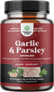 Super Concentrated Odorless Garlic Supplement - Easy to Swallow Antioxidant Pills for Immune Support