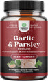 Super Concentrated Odorless Garlic Supplement - Easy to Swallow Antioxidant Pills for Immune Support