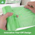 heihaily 5 100 Count Gallon Trash Can Bags - Green Unscented Biodegradable Garbage Bag Bulk Strong Thick Puncture
