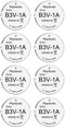 Abeden B3V 1A Lithium Replacement Batteries for High Tech Pet Single Electronic Collar Model MS-4 and MS-5, 8 Pack