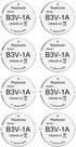 Abeden B3V 1A Lithium Replacement Batteries for High Tech Pet Single Electronic Collar Model MS-4 and MS-5, 8 Pack
