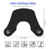 Segbeauty Hair Cutting Collar, Silicone Neck Wrap Guard for Salon Barber Haircut & Coloring - Black