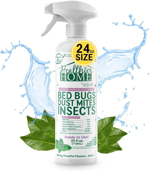 CHOMP! Insect and Pest Control Spray, 24 Ounces, Plant-Based Formula for Indoor & Outdoor Use