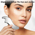 isork Gua Sha Tool for Face & Body with Big Size Stainless Steel Lymphatic Drainage Massager, Jawline Sculpting, & Skin